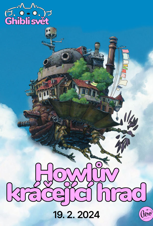 GHIBLI WORLD: Howlův kráčející hrad poster